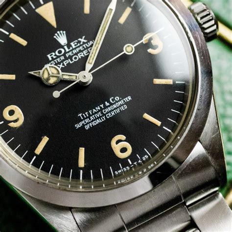 rolex explorer 1016 tiffany|Rolex tiffany dials value.